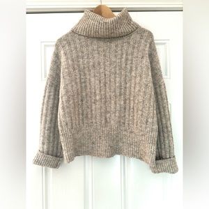 William Rast Sweater Wool Blend Turtleneck Size Medium